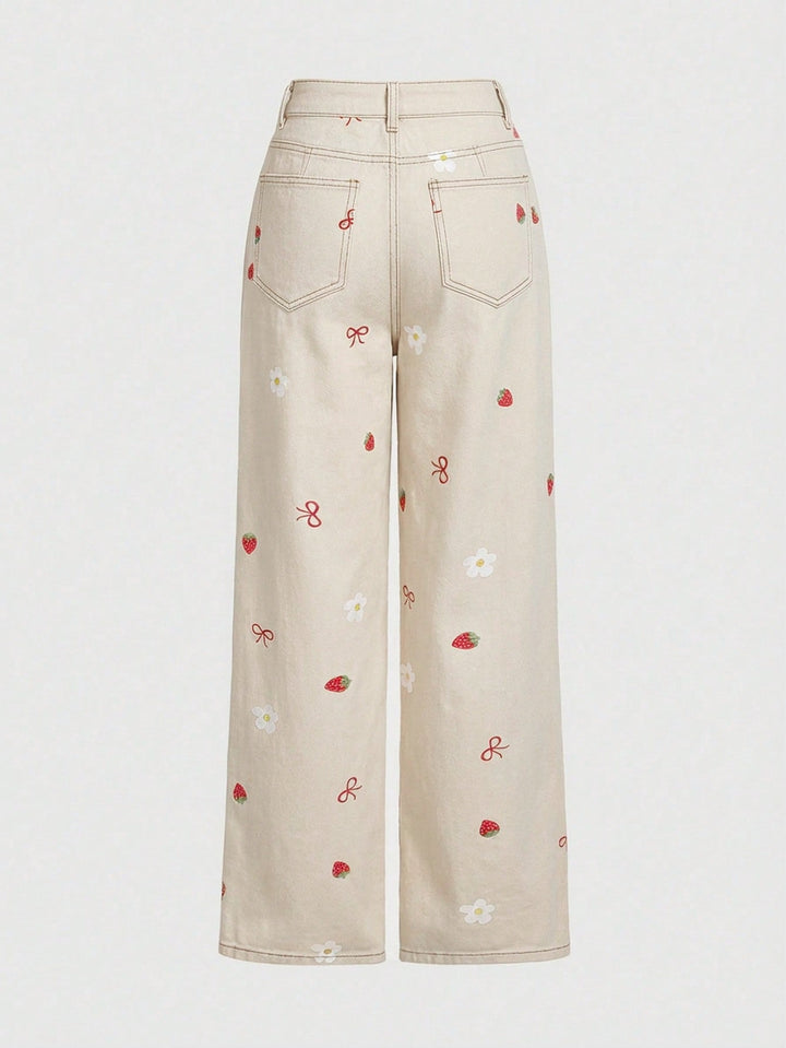 Jeans SHEIN, alb