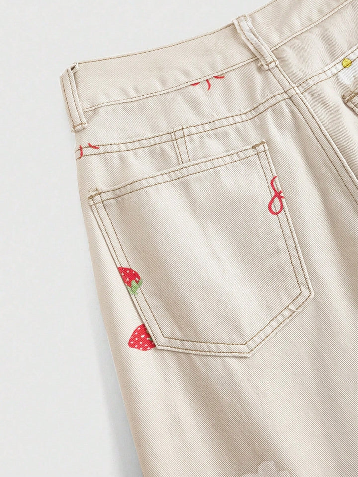 Jeans SHEIN, alb