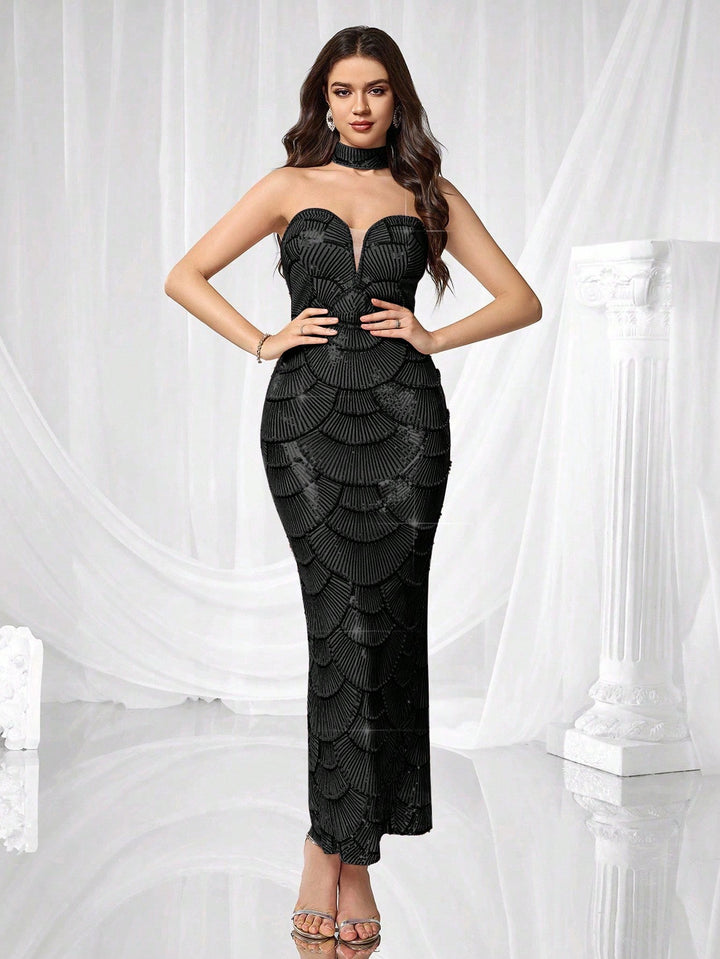 Rochie de ocazie SHEIN, negru