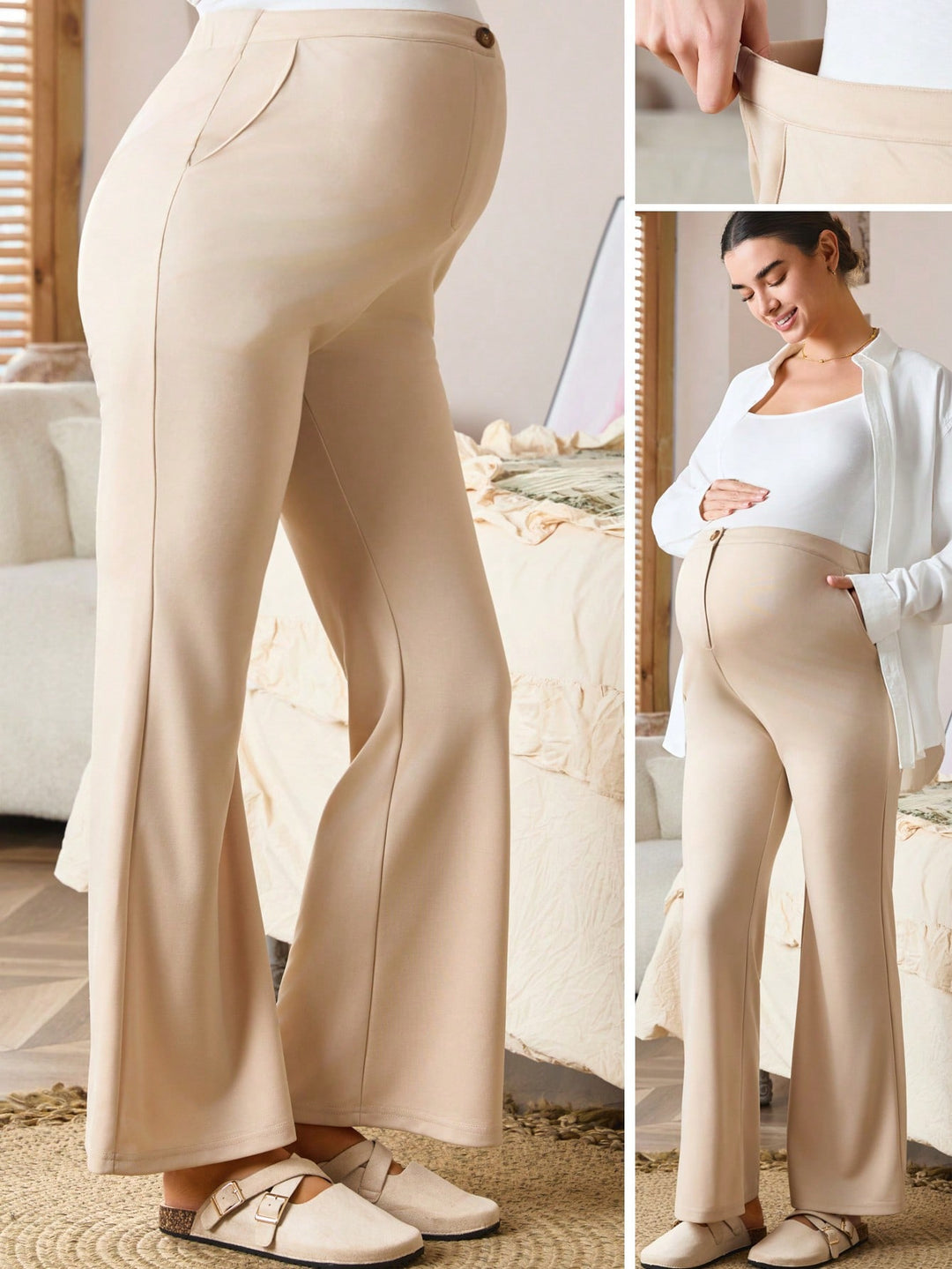SHEIN nadrág, khaki