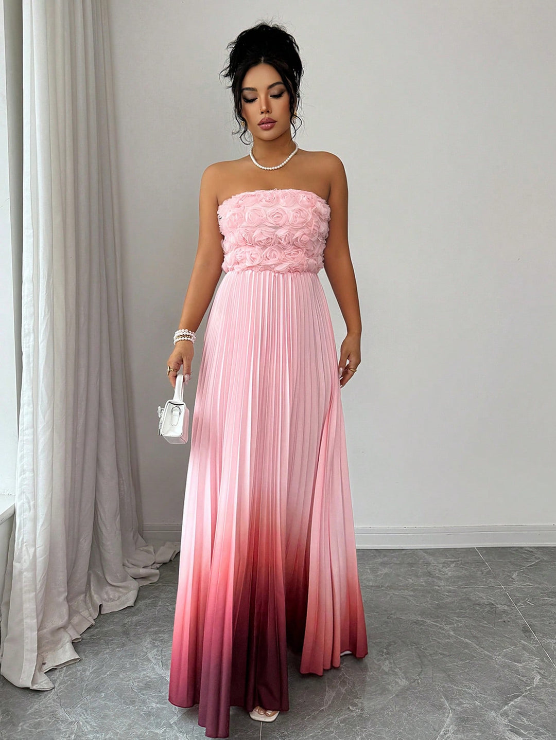 Rochie maxi SHEIN, mix culori