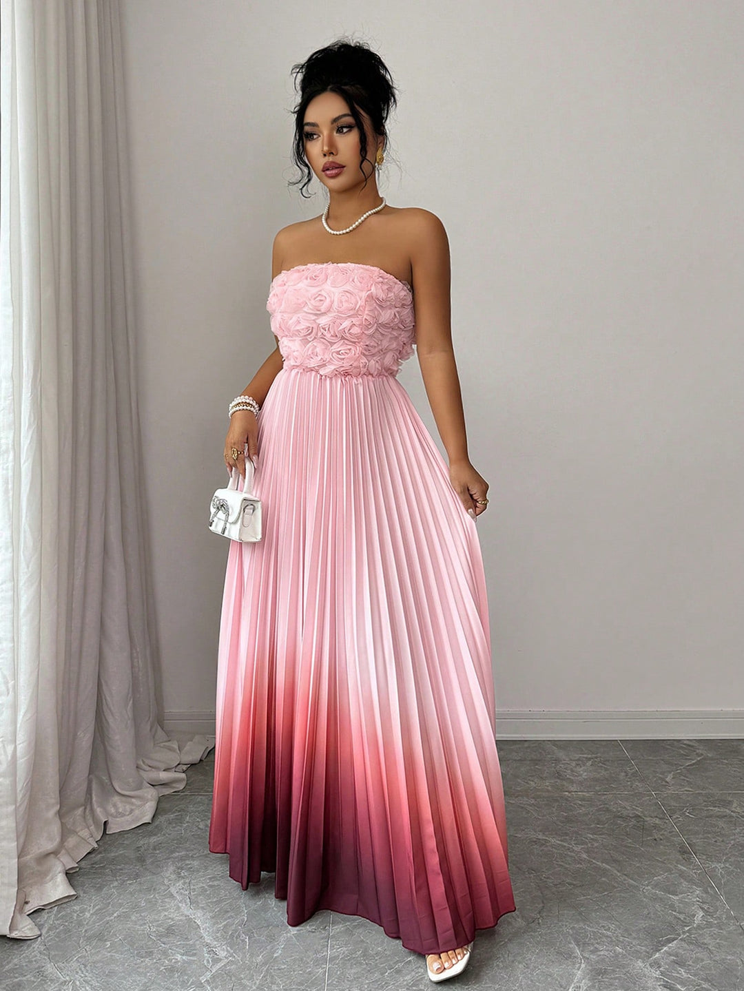 Rochie maxi SHEIN, mix culori