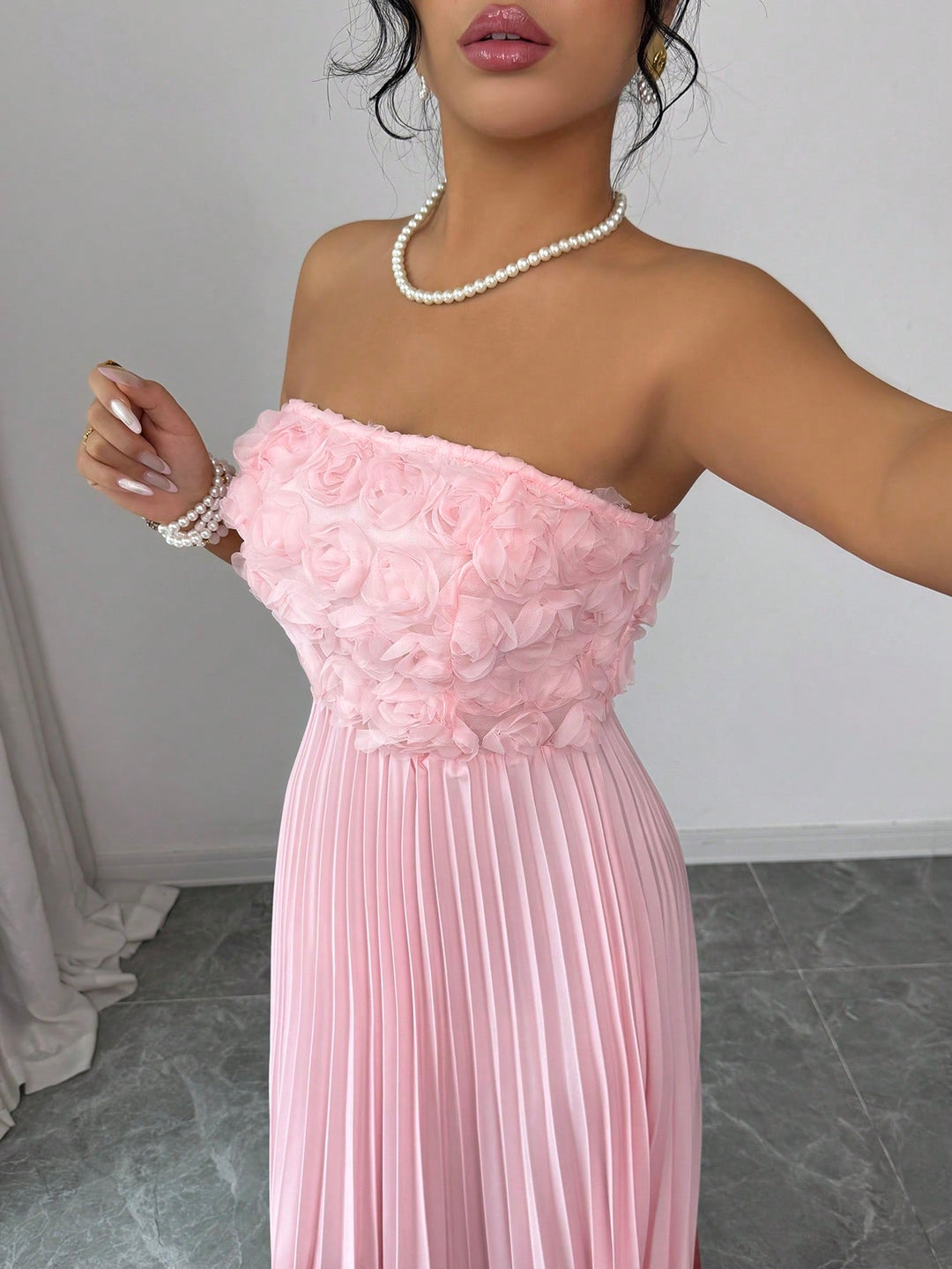 Rochie maxi SHEIN, mix culori