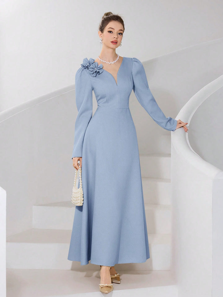 Rochie maxi SHEIN, albastru