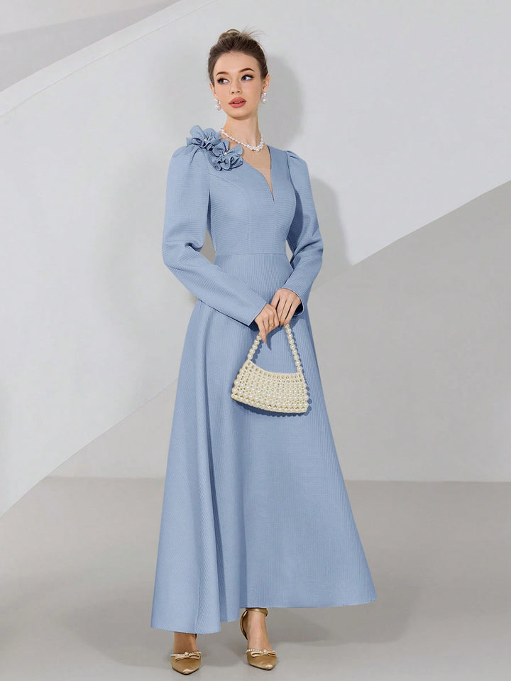 Rochie maxi SHEIN, albastru