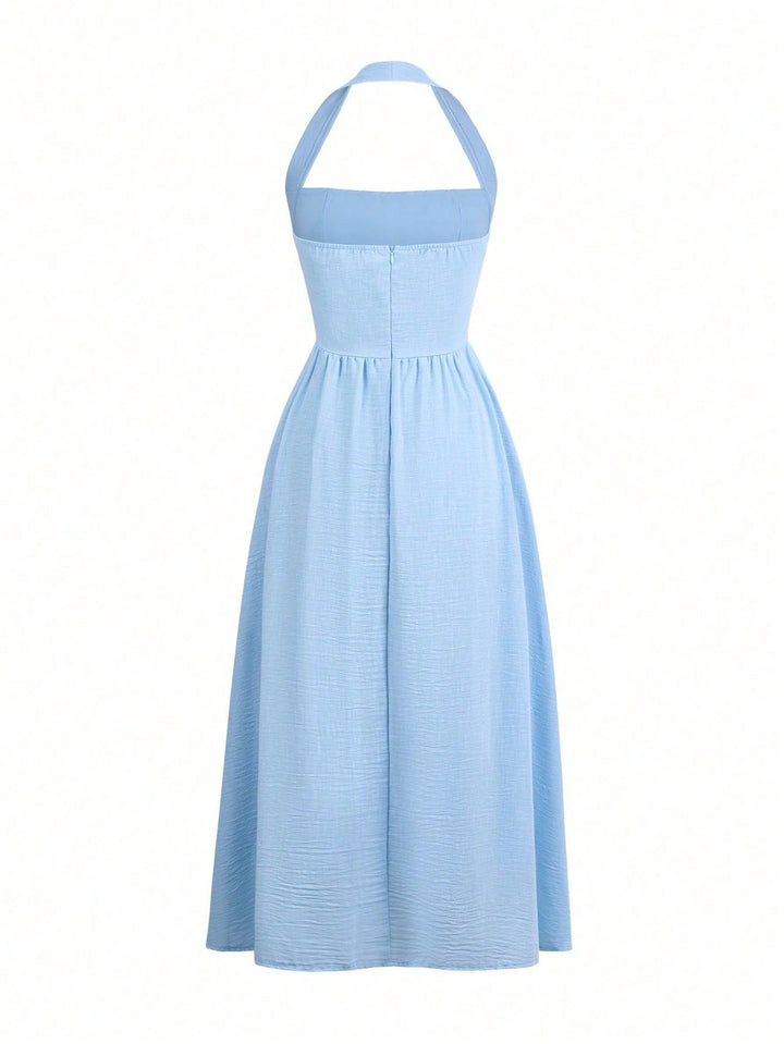Rochie maxi SHEIN, albastru