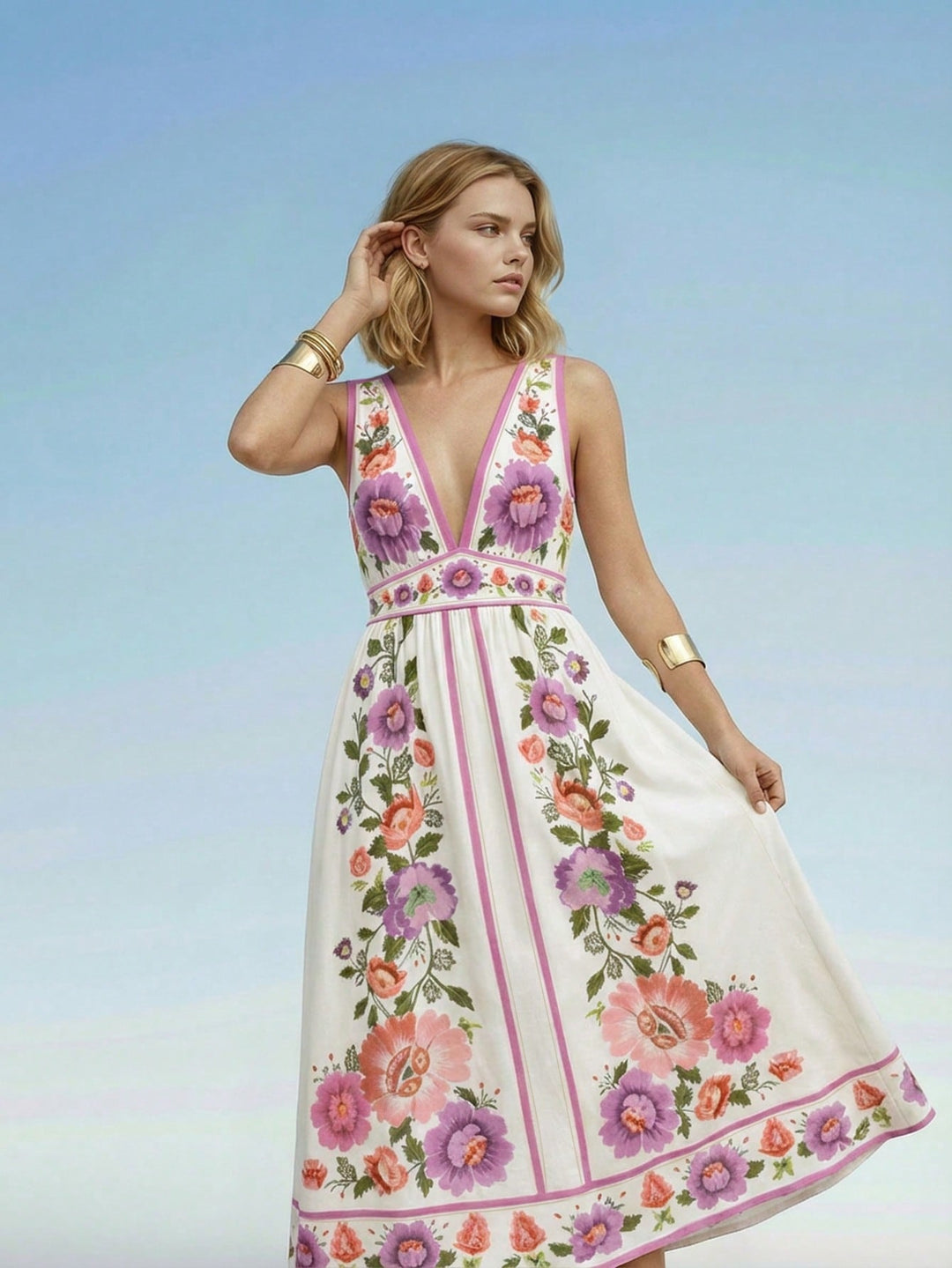 Rochie maxi SHEIN, mov