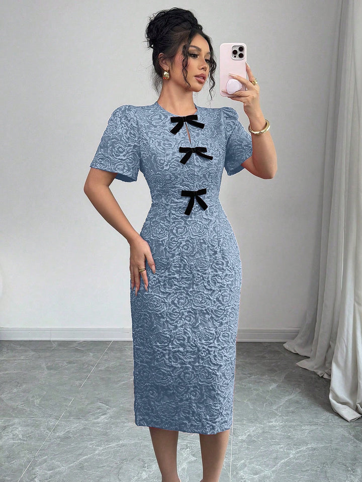 Rochie midi SHEIN, albastru