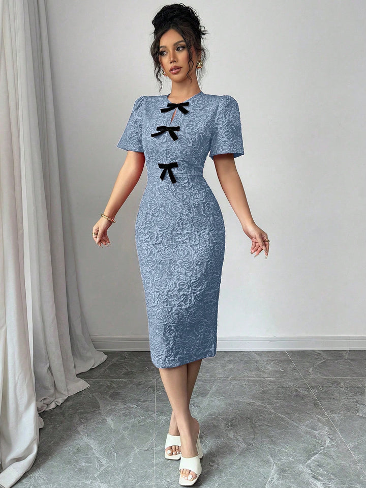 Rochie midi SHEIN, albastru