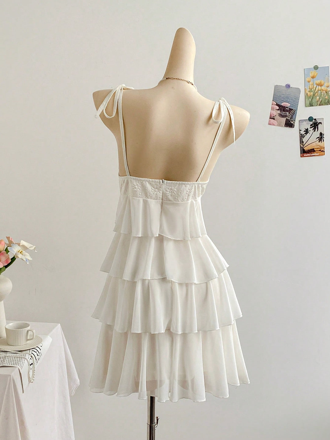 Rochie mini SHEIN, bej