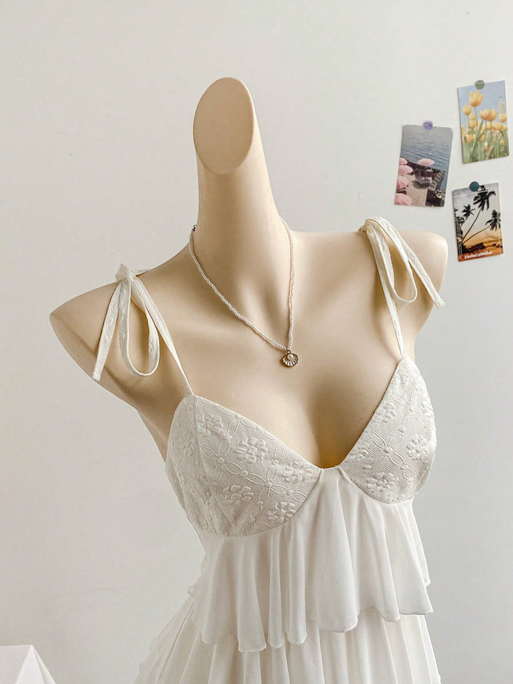 Rochie mini SHEIN, bej