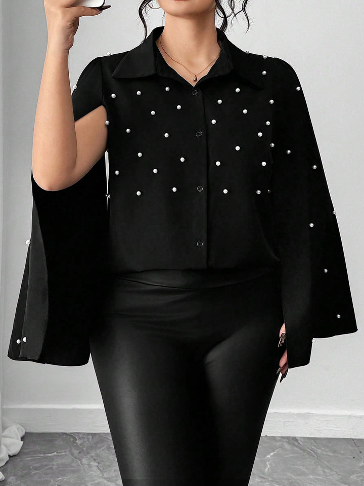 SHEIN blúz, fekete