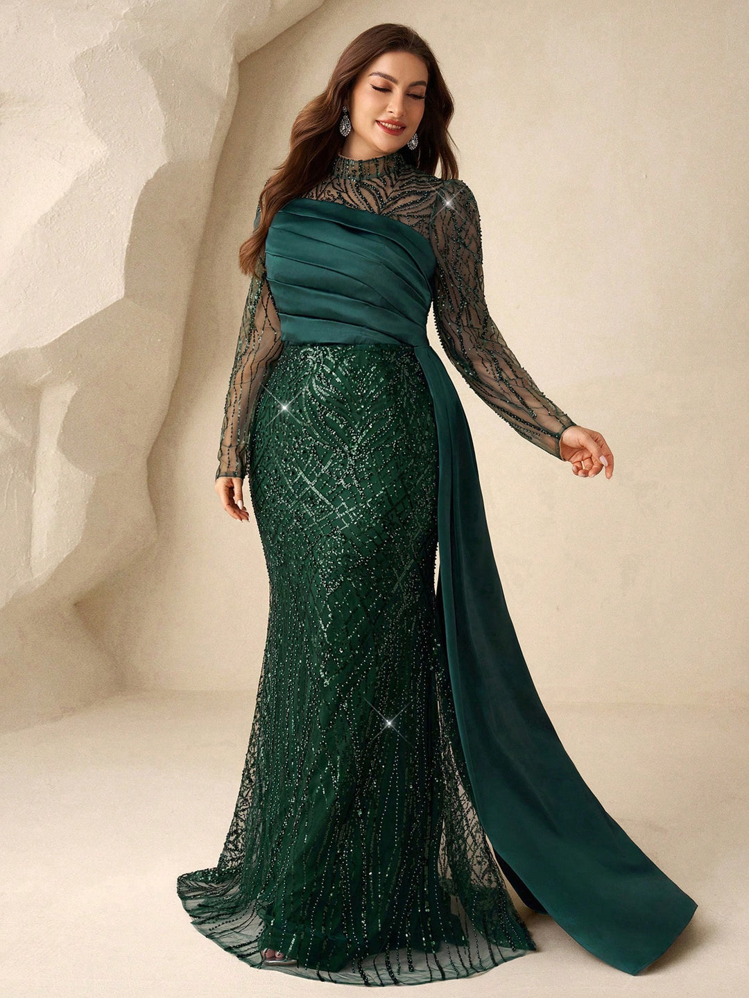 Rochie SHEIN, verde