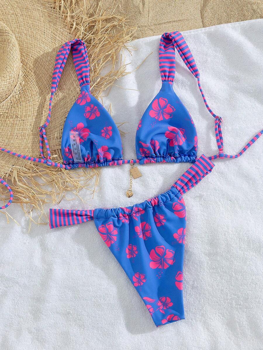 Costum de baie SHEIN, mix culori