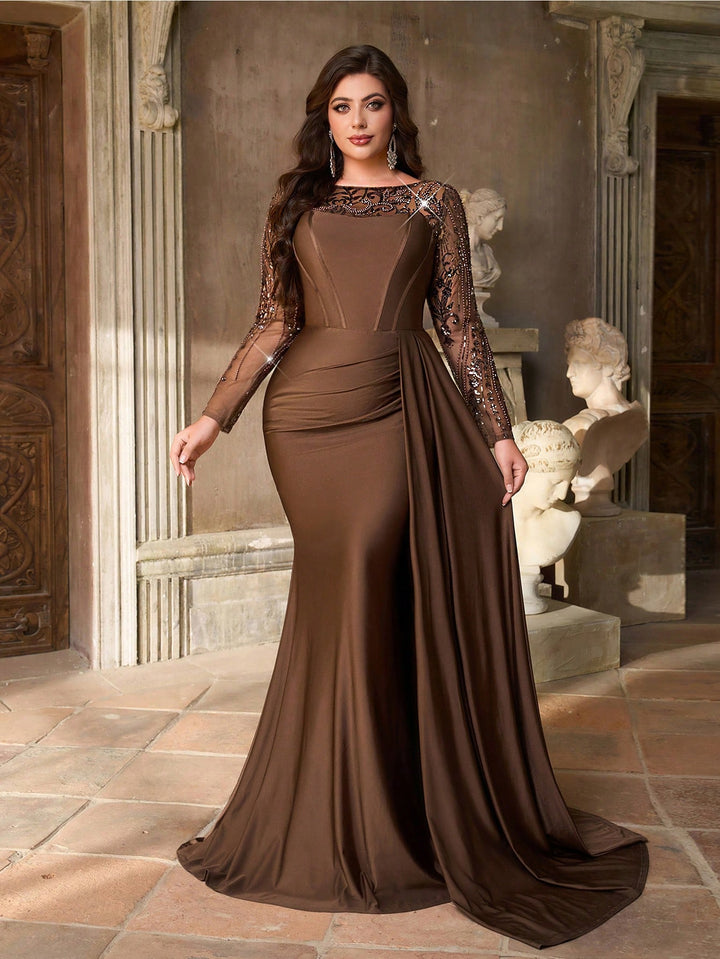 Rochie SHEIN, maro