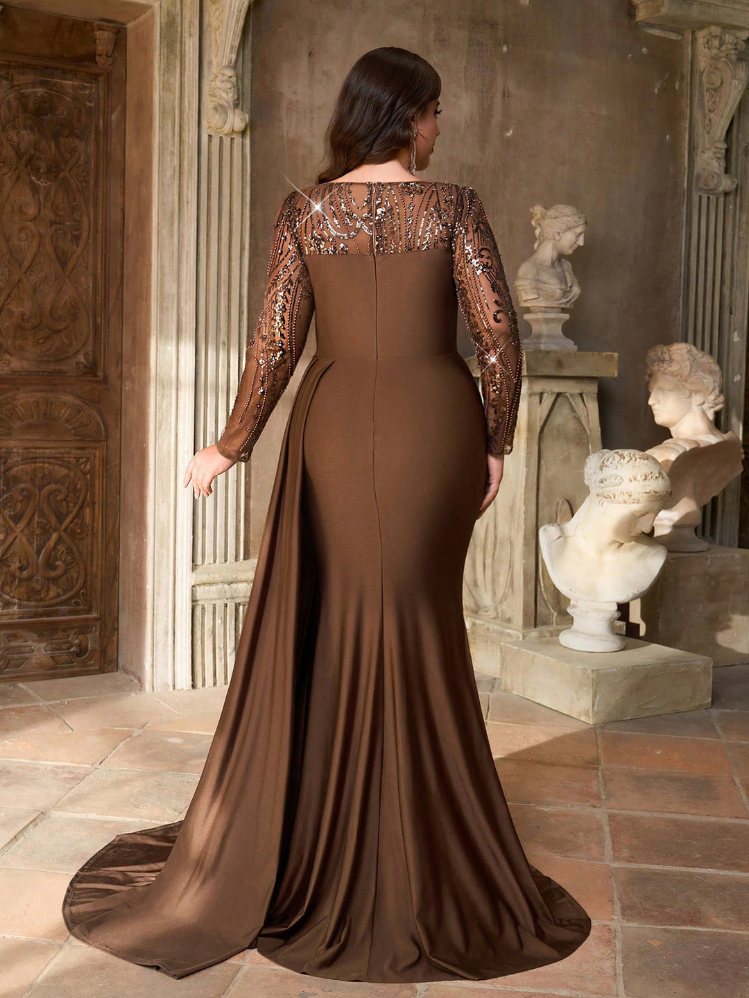 Rochie SHEIN, maro