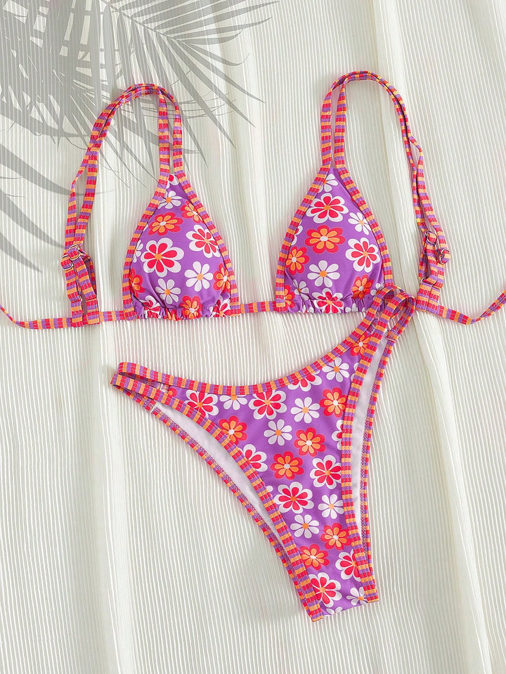 Set bikini SHEIN, roz