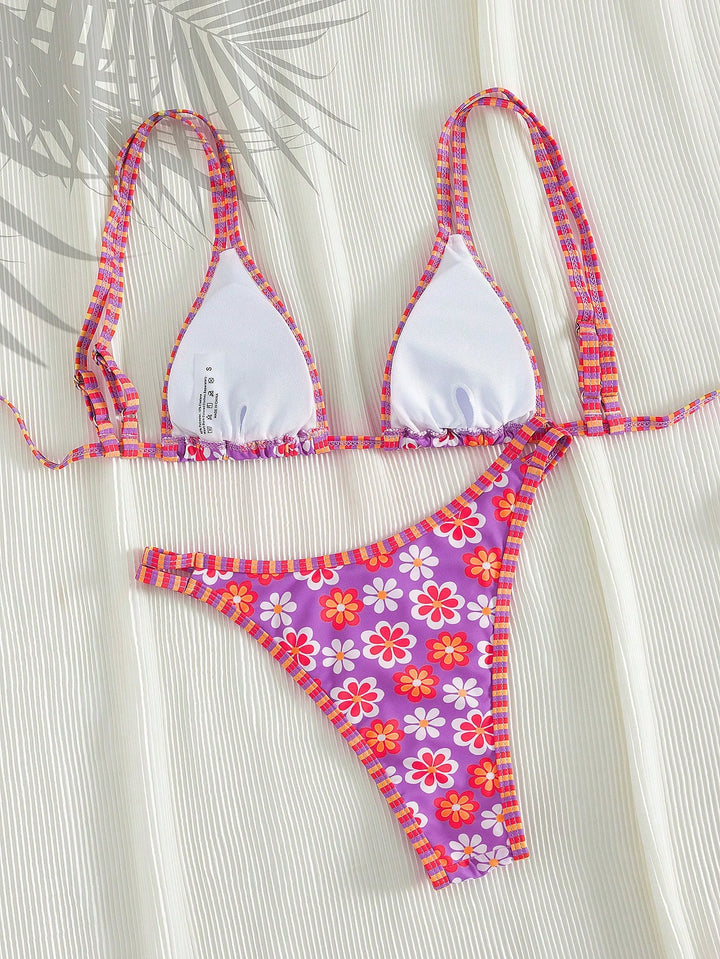 Set bikini SHEIN, roz