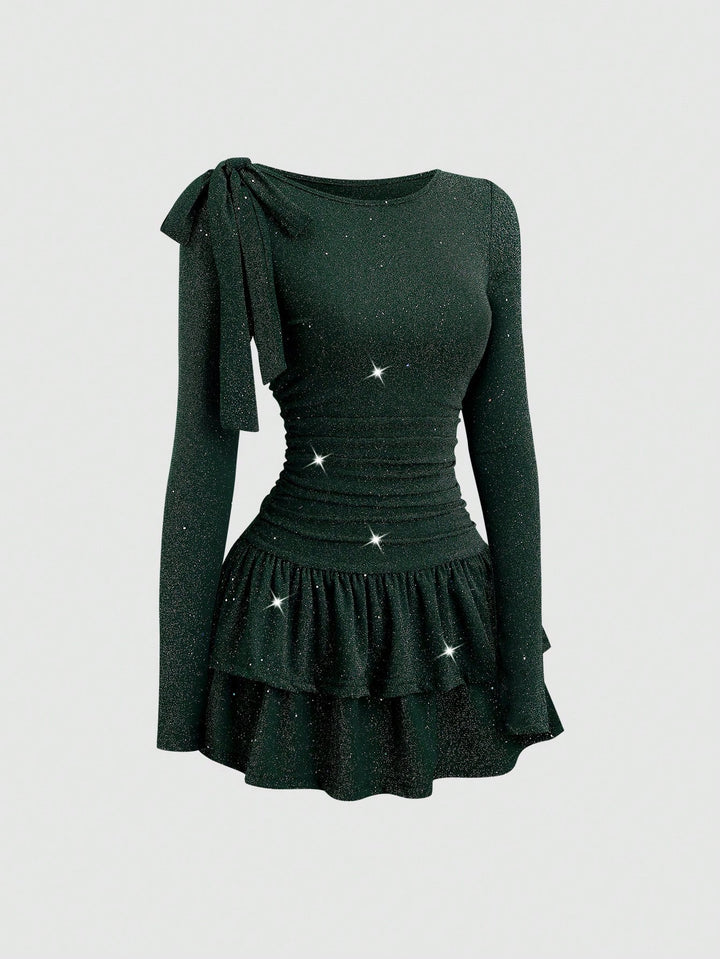 Rochie mini SHEIN, verde