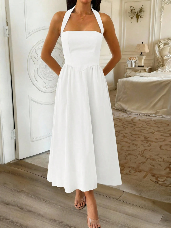 Rochie maxi SHEIN, alb