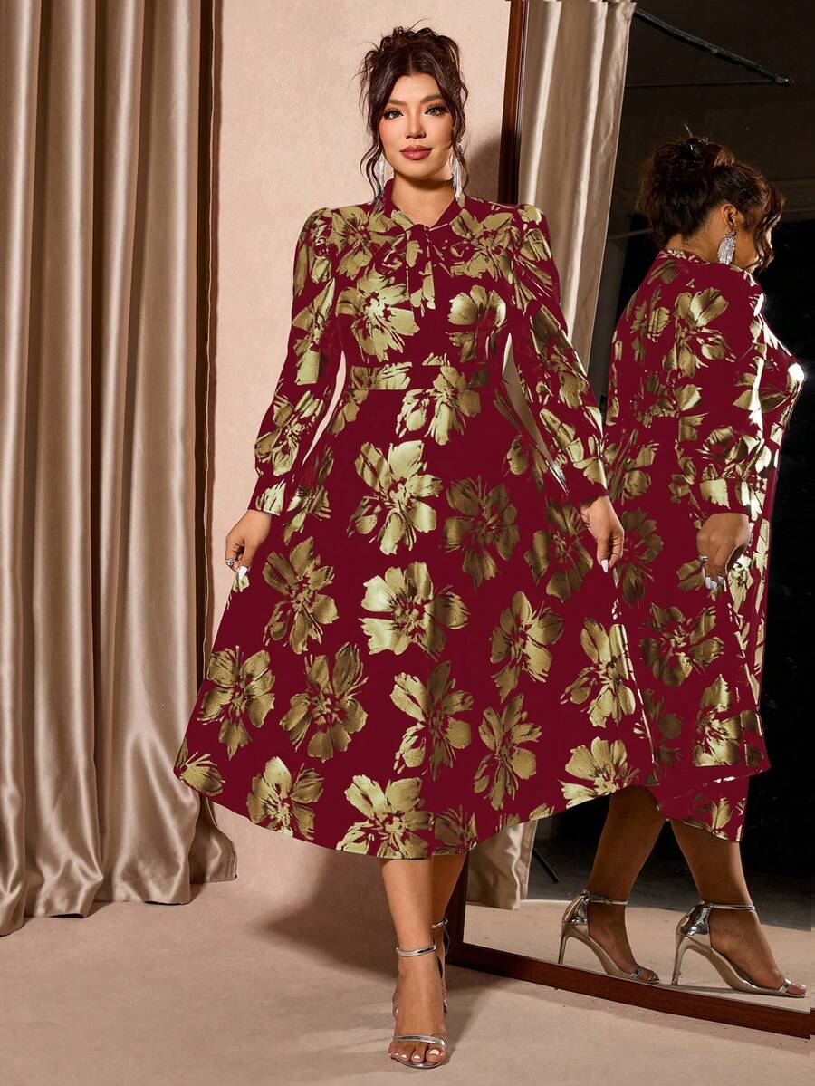 Rochie midi SHEIN, roșu