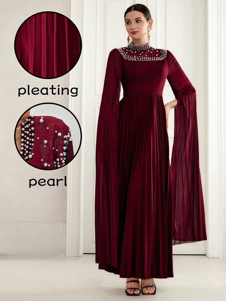 Rochie maxi SHEIN, vișiniu