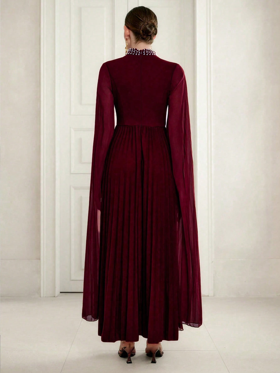 Rochie maxi SHEIN, vișiniu