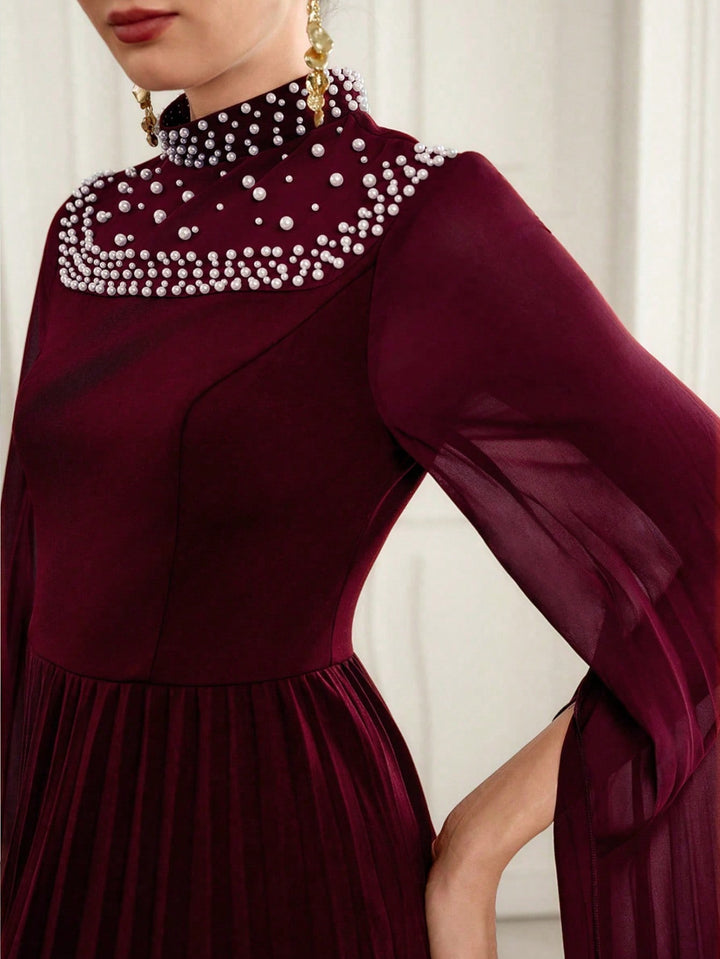 Rochie maxi SHEIN, vișiniu