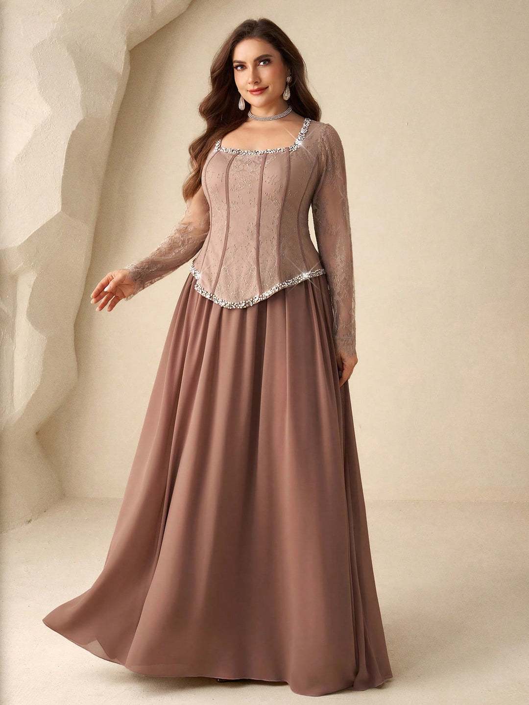 Rochie SHEIN, kaki