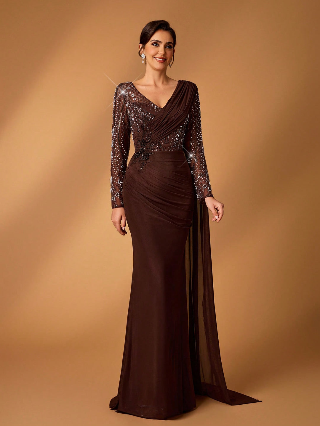 Rochie SHEIN, maro