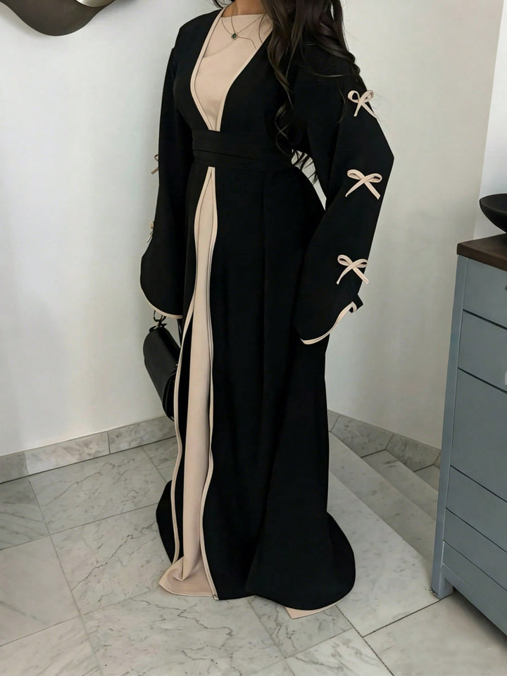 Set caftan și jalabiya SHEIN, negru