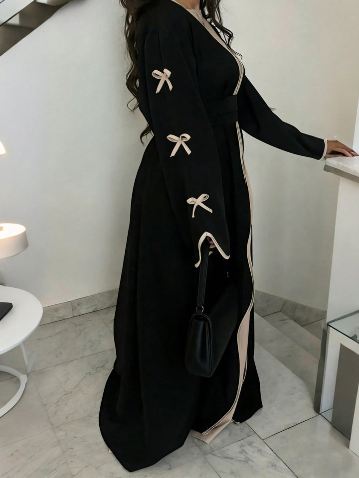 Set caftan și jalabiya SHEIN, negru