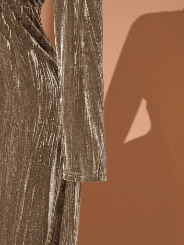 Rochie SHEIN, kaki