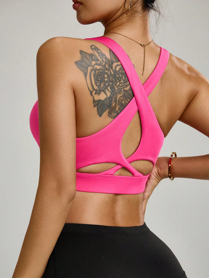 SHEIN rózsaszín sportmelltartó