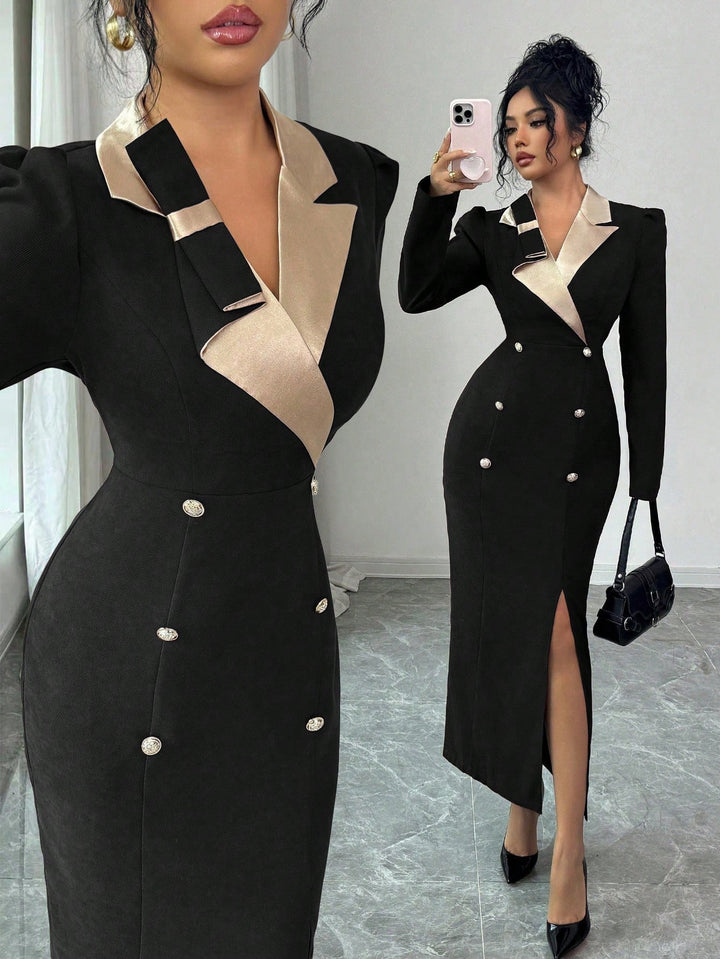 Rochie maxi SHEIN, negru