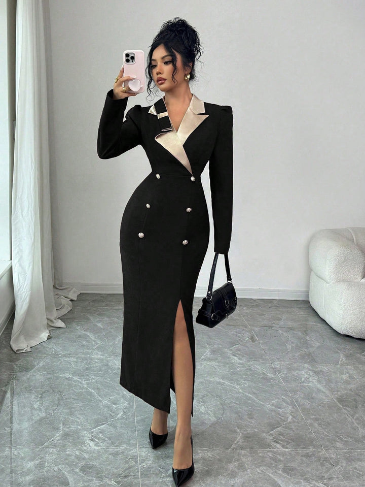 Rochie maxi SHEIN, negru