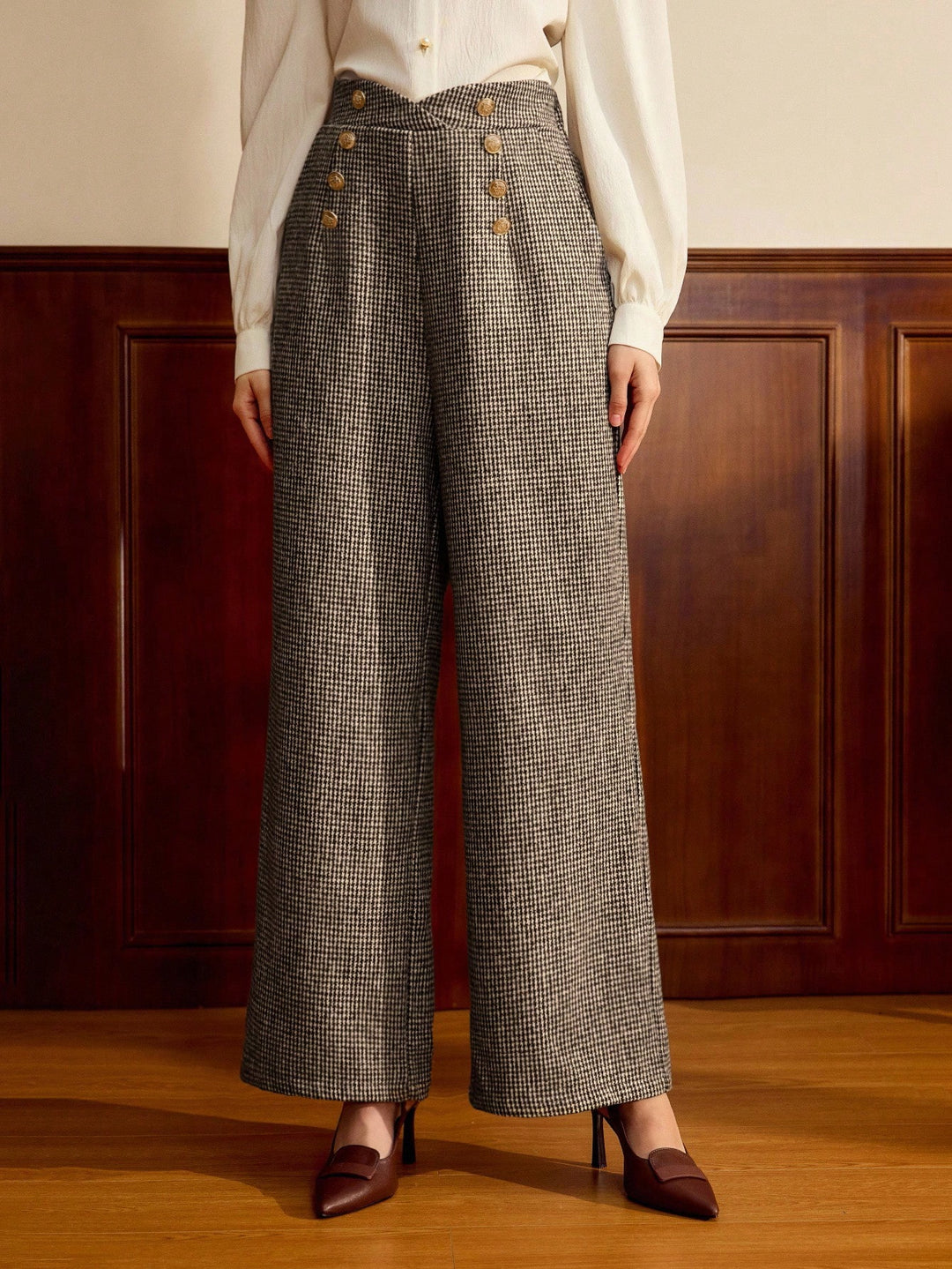 Pantaloni SHEIN, negru