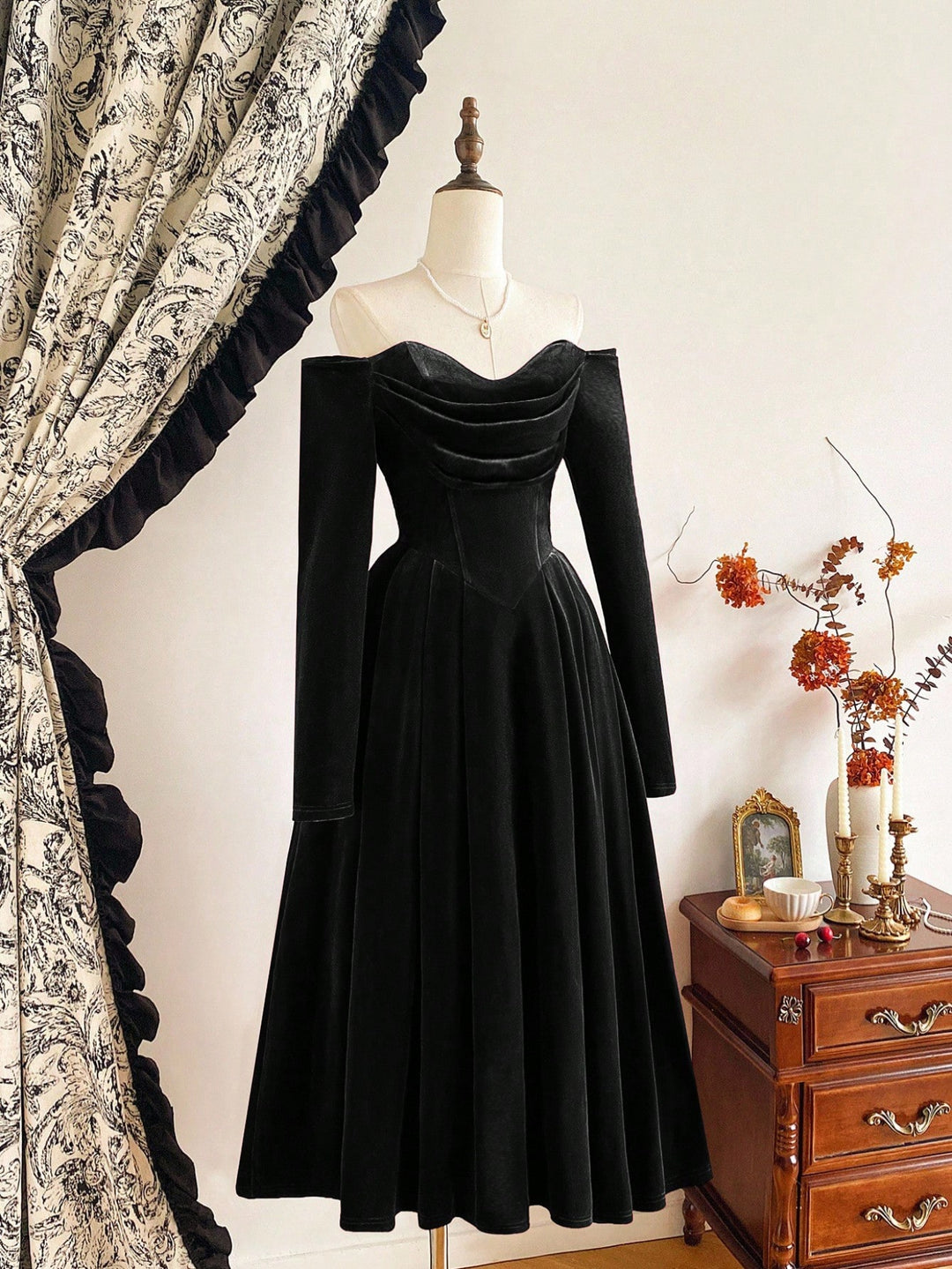 Rochie maxi SHEIN, negru