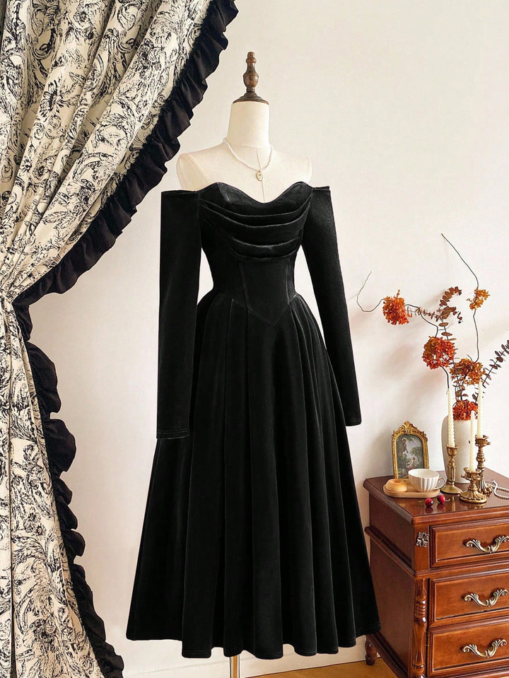 Rochie maxi SHEIN, negru