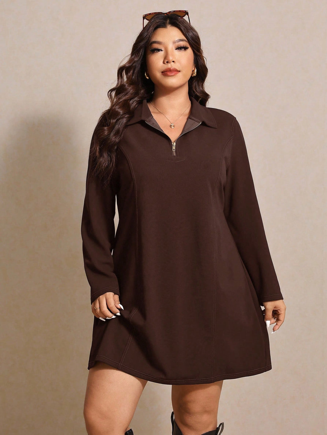 Rochie SHEIN, maro