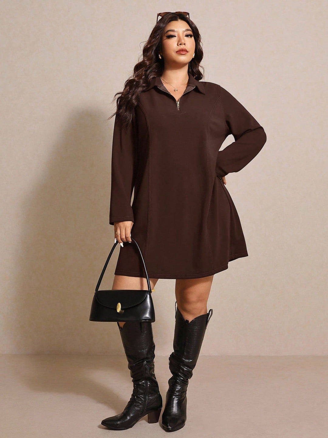 Rochie SHEIN, maro