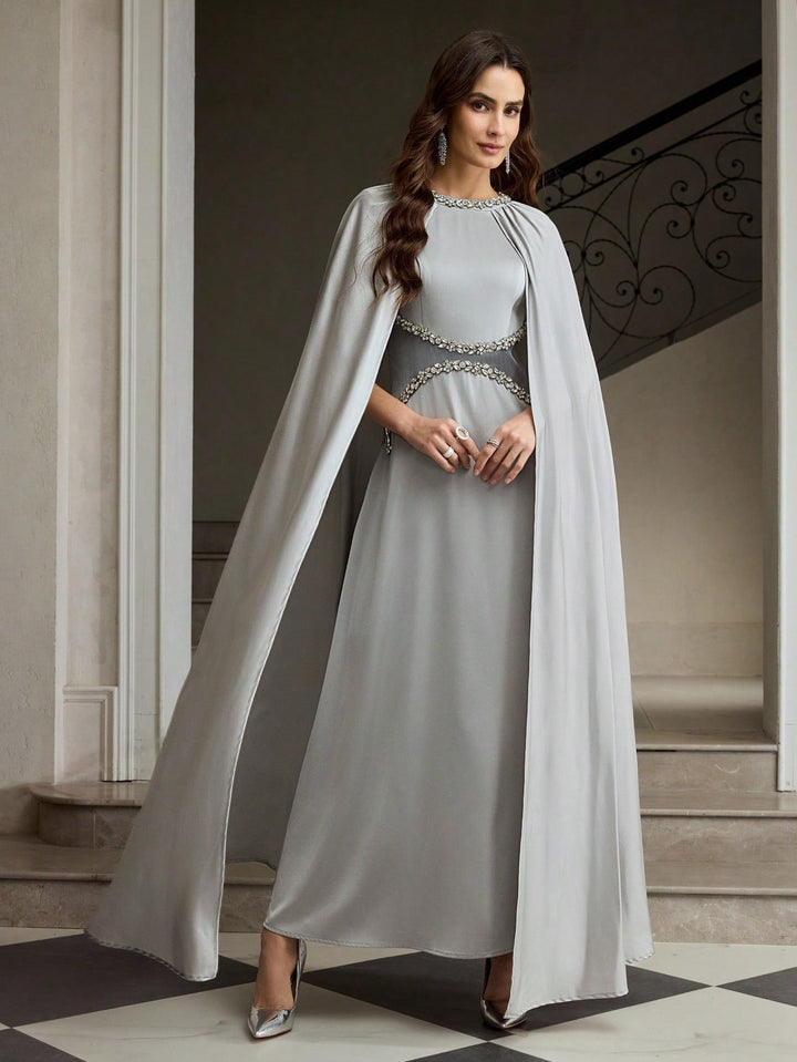 Rochie maxi SHEIN, gri
