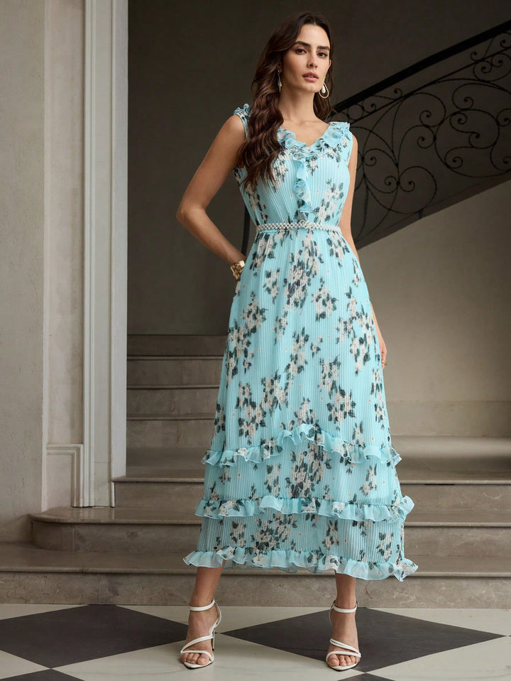 Rochie midi SHEIN, mix culori