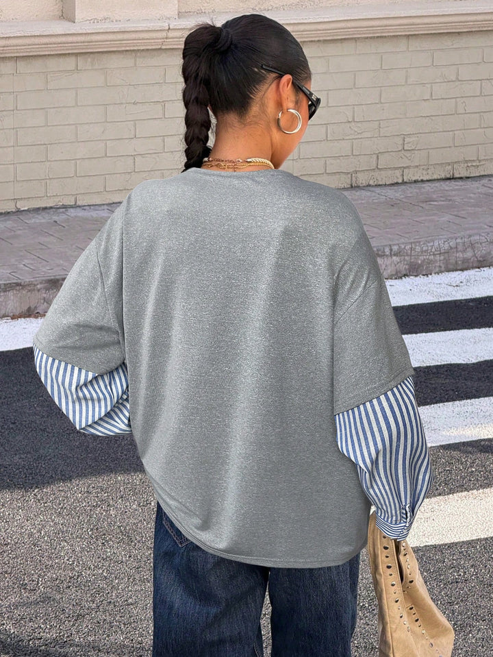 Tricou SHEIN, gri