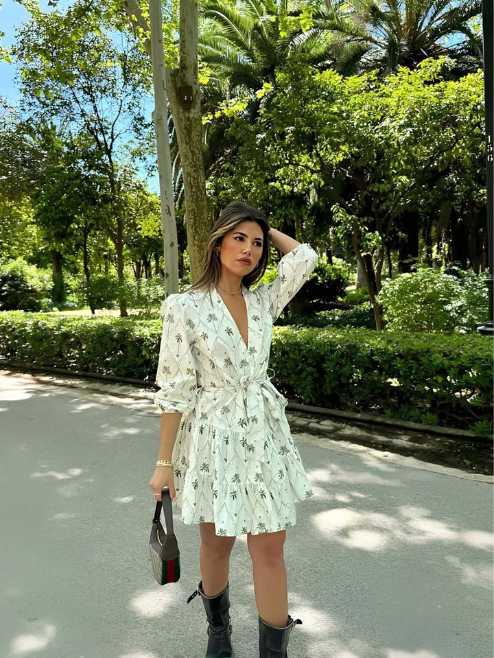Rochie mini SHEIN, alb