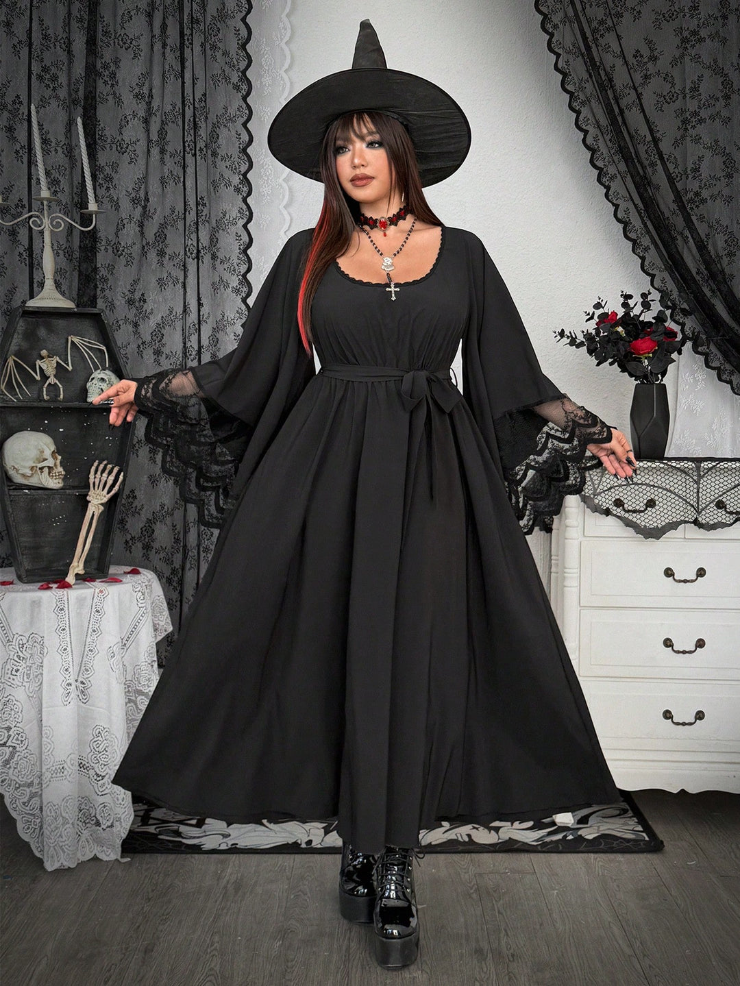 SHEIN ruha, fekete