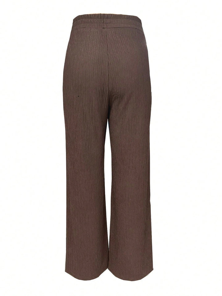 Pantaloni SHEIN, maro