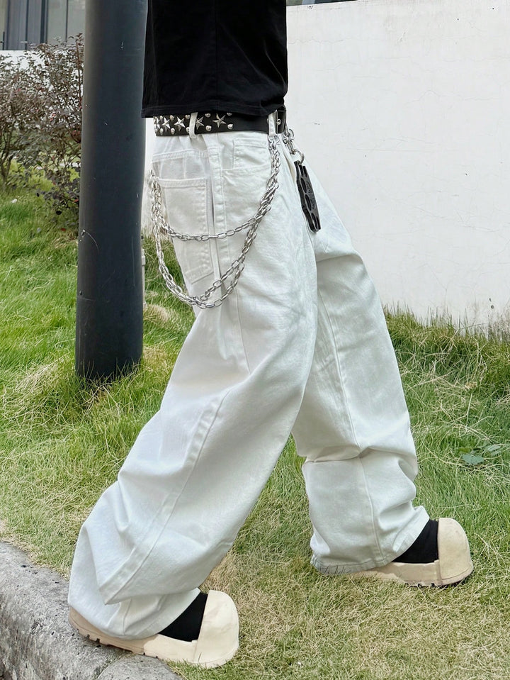 Jeans SHEIN, alb