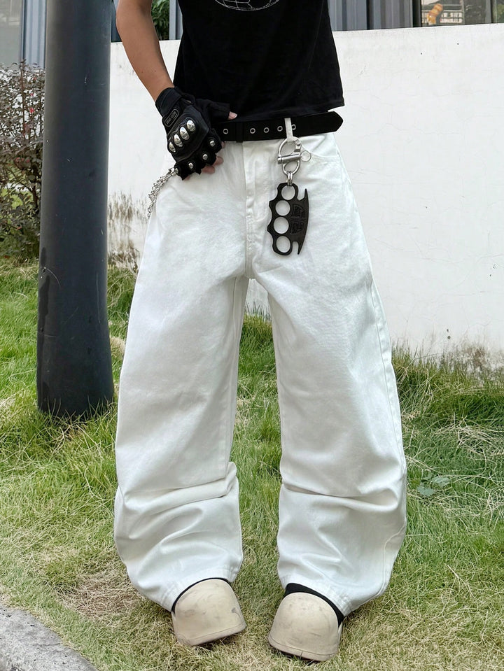 Jeans SHEIN, alb