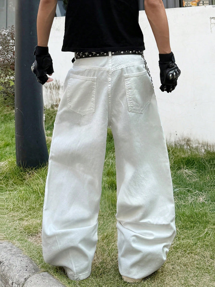 Jeans SHEIN, alb